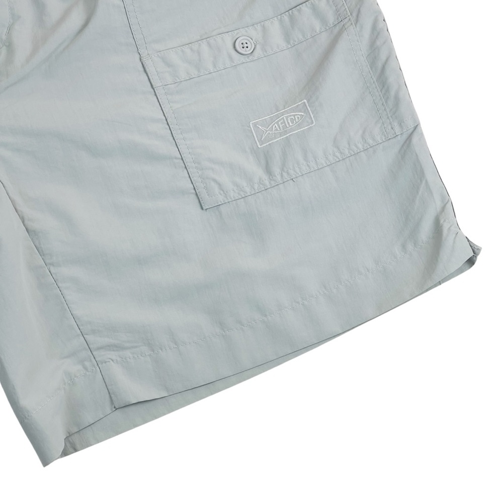 Aftco Shorts Mens 40x9 Gray Fishing Outdoor Hiking Elastic Waistband Lightweight - Picture 4 of 16
